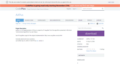 Desktop Screenshot of aaplus.codeplex.com
