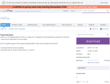 Tablet Screenshot of aaplus.codeplex.com