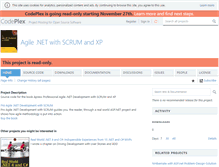 Tablet Screenshot of agilenet.codeplex.com