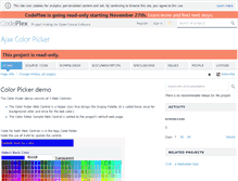 Tablet Screenshot of ajaxcolorpicker.codeplex.com