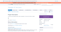 Desktop Screenshot of 3dtextspace.codeplex.com