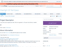 Tablet Screenshot of 3dtextspace.codeplex.com