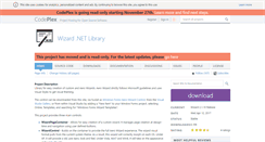 Desktop Screenshot of aerowizard.codeplex.com