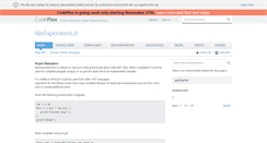 Desktop Screenshot of abcexplorationlib.codeplex.com