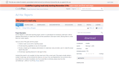 Desktop Screenshot of adhocreports.codeplex.com