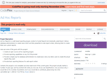 Tablet Screenshot of adhocreports.codeplex.com