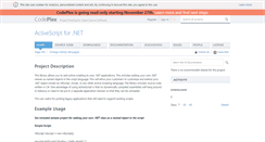 Desktop Screenshot of activescriptdotnet.codeplex.com