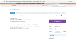 Desktop Screenshot of activitiesweb.codeplex.com