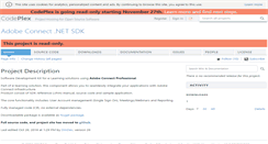 Desktop Screenshot of adobeconnectsdk.codeplex.com