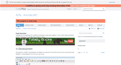 Desktop Screenshot of animate.codeplex.com
