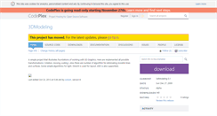Desktop Screenshot of 3dmodeling.codeplex.com