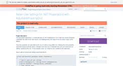 Desktop Screenshot of adjustpropertygrid.codeplex.com