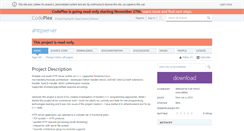 Desktop Screenshot of ahttpserver.codeplex.com