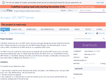 Tablet Screenshot of amazonsessmtp.codeplex.com