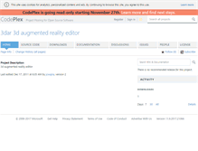 Tablet Screenshot of 3dar.codeplex.com