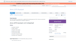 Desktop Screenshot of 2070asst.codeplex.com