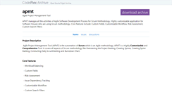 Desktop Screenshot of apmt.codeplex.com