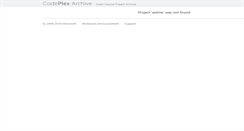 Desktop Screenshot of antme.codeplex.com