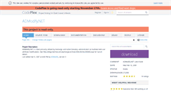 Desktop Screenshot of admodify.codeplex.com