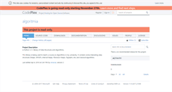 Desktop Screenshot of algoritmia.codeplex.com