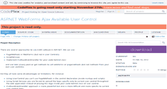 Desktop Screenshot of ajaxusercontrol.codeplex.com