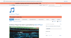 Desktop Screenshot of animusic.codeplex.com