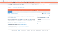 Desktop Screenshot of ajaxprostarterkit.codeplex.com