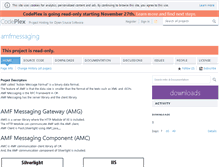 Tablet Screenshot of amfmessaging.codeplex.com