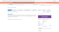 Desktop Screenshot of 4colorclock.codeplex.com
