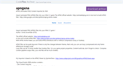 Desktop Screenshot of apngxna.codeplex.com