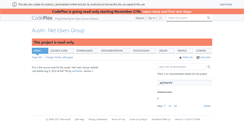 Desktop Screenshot of adnug.codeplex.com