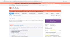 Desktop Screenshot of amlstudio.codeplex.com