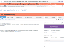 Tablet Screenshot of amhe.codeplex.com