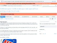 Tablet Screenshot of ajaxinterceptor.codeplex.com