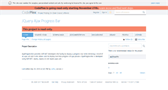 Desktop Screenshot of ajaxprogressbar.codeplex.com