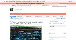 Desktop Screenshot of aniplayer.codeplex.com